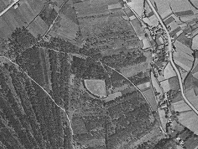Fotografía aérea VA 1956-57. Fuente: IDEG (usada con permiso)